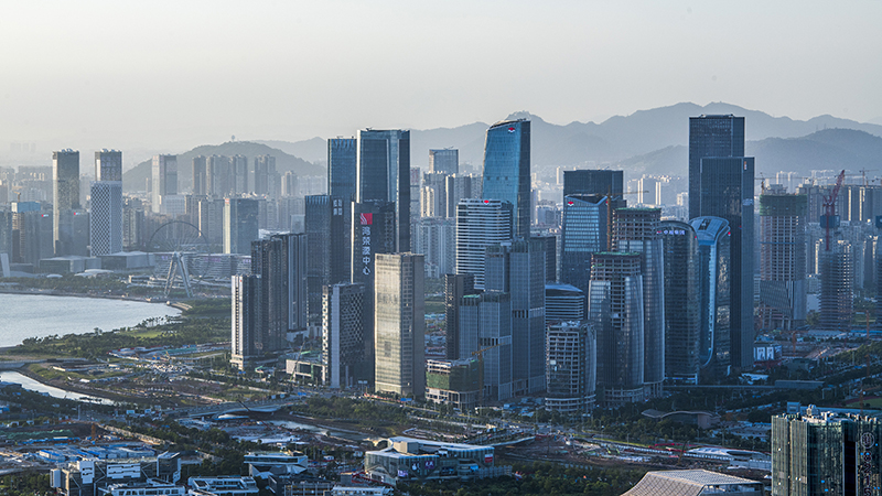 圖為深圳前海城市風(fēng)光。
